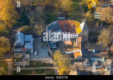 Musée de Grafschafter dans le château de Moers, fouilles au repos, centre de Moers, vieille ville de Moers, Moers, Basse-Rhin, région de la Ruhr, Rhénanie-du-Nord-Westphalie,Germe Banque D'Images