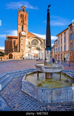 Cathédrale saint-etienne à Toulouse Banque D'Images