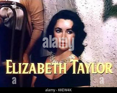 Elizabeth Taylor la dernière fois que j'ai vu la bande-annonce de Paris Banque D'Images