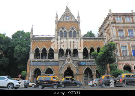 David Sassoon, bâtiment historique de la bibliothèque de Mumbai en Inde. Banque D'Images