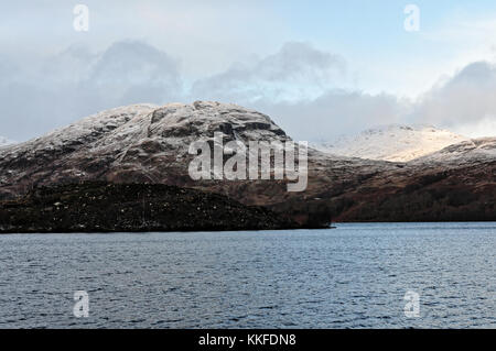L'hiver à Loch Katrine, les Trossachs, Ecosse, Royaume-Uni