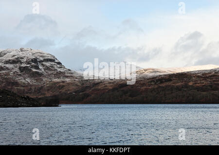L'hiver à Loch Katrine, les Trossachs, Ecosse, Royaume-Uni
