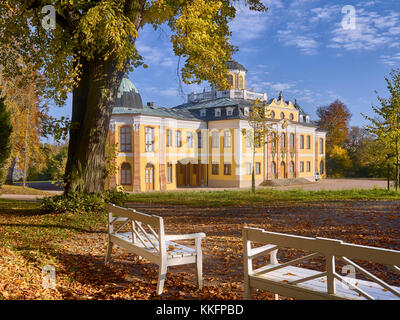 Château du Belvédère près de Weimar, en Thuringe, Allemagne Banque D'Images