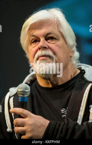 Paul Watson, militant écologiste, fondateur de l'anti-braconnage et de l'action directe group Sea Shepherd Conservation Society et membre de Greenpeace. Banque D'Images