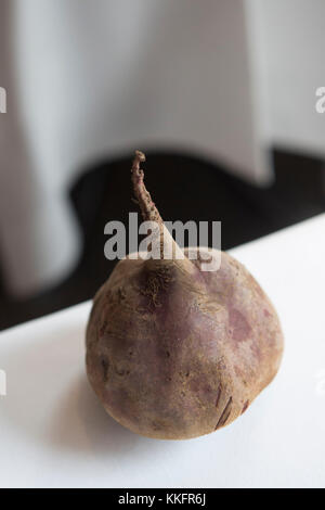 Restaurant L'Arpège à Paris, cuisinier : Alain Passard, 3 étoiles Michelin. Décoration avec légumes. Banque D'Images