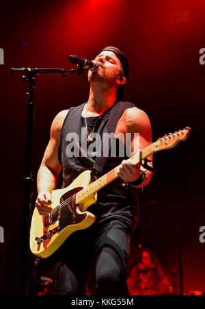 Dana Point, en Californie, le 12 novembre 2017 - Kip Moore au Festival du bois flotté - Crédit photo : Ken Howard/Alamy Banque D'Images