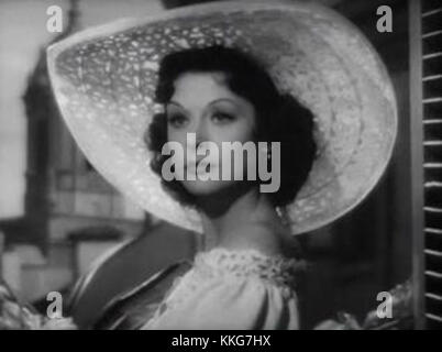 Hedy Lamarr dans UNE bande-annonce Lady Without Passport 3 Banque D'Images