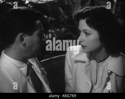 John Hodiak et Hedy Lamarr dans UNE Dame sans passeport remorque 2 Banque D'Images