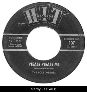 Please Please Please me Albums de The Beatles Please Please me Albums de The Beatles, sorti en 1963. L'album présente un mélange de rock and roll et de musique pop, marquant le début de la montée du groupe à la renommée internationale. Banque D'Images