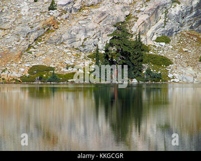 Yosemite est un parc national situé en Californie, réputé pour ses majestueuses cascades, ses séquoias géants et ses impressionnantes falaises de granit. Le parc est classé au patrimoine mondial de l'UNESCO et attire des millions de visiteurs chaque année pour sa beauté naturelle et ses activités de plein air. Banque D'Images