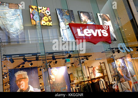 Levi's fashion store, Norwich, Norfolk, Angleterre Banque D'Images