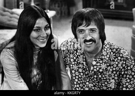 Sonny et cher aiment le style américain 1971 Banque D'Images