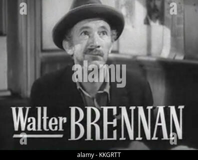 Walter Brennan dans la bande-annonce de Meet John Doe Banque D'Images