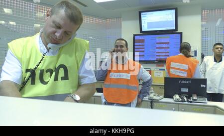 Nahariya, Israël. 30 novembre 2017. Galilee Medical Center a pratiqué un exercice de guerre, absorbant les victimes blessées du nord d'Israël. Nahariya, Israël, octobre 30 2017. Credit : The Fifth Kingdom/Alamy Live News Banque D'Images