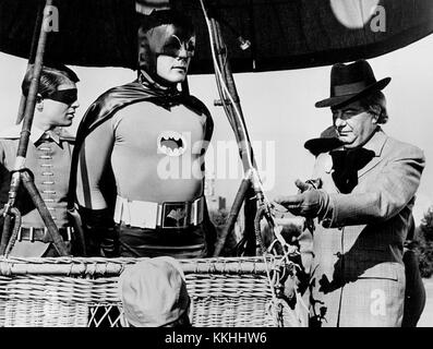 Burt Ward Adam West Maurice Evans Batman 1966 Banque D'Images