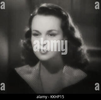 Une image promotionnelle mettant en vedette Patricia Dane tirée du film de 1941 *la vie commence pour Andy Hardy*. La bande-annonce présente son rôle dans le film, reflétant les thèmes de la jeunesse et de l'âge adulte dans Hollywood des années 1940. Banque D'Images