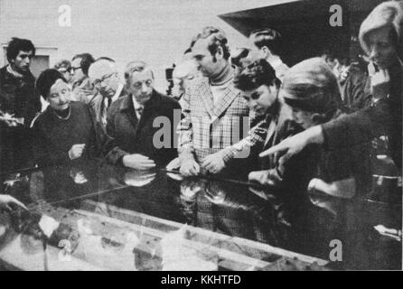 Procès Ludwig Hahn - jury au Musée de la prison Pawiak à Varsovie Banque D'Images