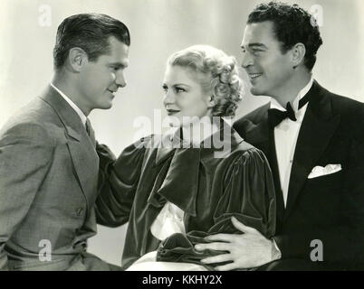 Claire Trevor Paul Kelly Michael Whalen Song and Dance Man 1936 Banque D'Images