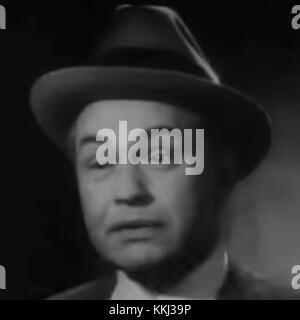 Edward G. Robinson dans la bande-annonce Femme dans la fenêtre Banque D'Images