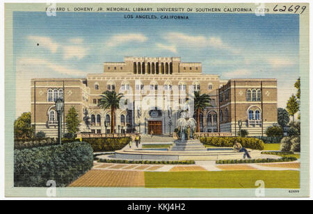 Edward L. Doheny Jr. Memorial Library, University of Southern California, Los Angeles, Californie (62699) Banque D'Images