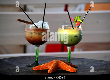 Deux pour l'un des cocktails Banque D'Images