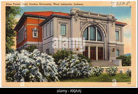 Eliza Fowler Hall, Purdue University, West Lafayette, Indiana (77508) Banque D'Images