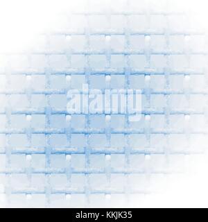 Aquarelle bleu ciel motif grille avec des frontières floues, vector illustration Illustration de Vecteur