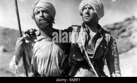 Four Feathers (1939) est un film de guerre historique qui réfléchit sur les thèmes de la bravoure et de la loyauté à l'époque coloniale britannique, basé sur le roman de A.E.W. Mason. Banque D'Images