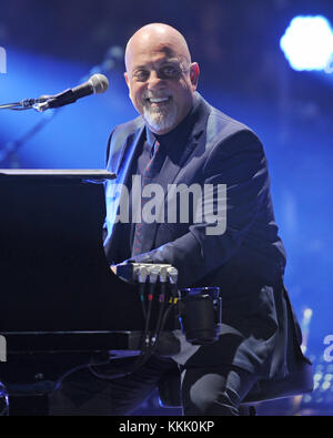 MIAMI, FL - JANVIER 31 : Billy Joel se produit à l'American Airlines Arena le 31 janvier 2015 à Miami en Floride. Les gens : Billy Joel Banque D'Images