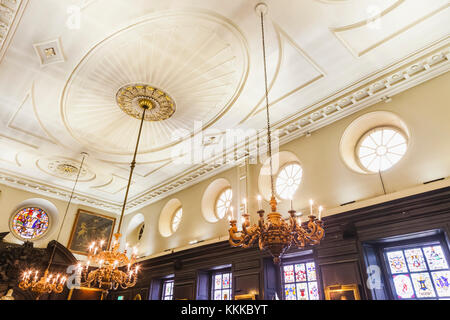 L'Angleterre, Londres, la ville, Black Friars Lane, les apothicaires' Hall, la Grande Salle Banque D'Images