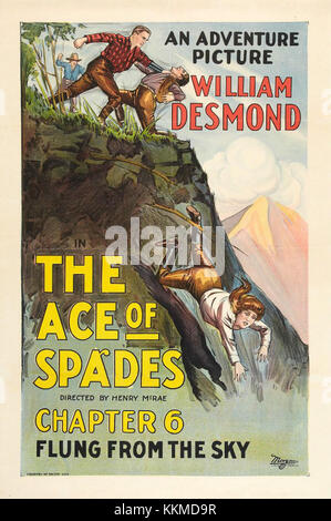 L'affiche *Ace of Spades* fait référence à une image promotionnelle ou à une publicité liée à l'album emblématique *Ace of Spades* du groupe populaire MotÃ¶rhead. Il représente l'énergie et l'esprit rebelle de la musique rock du bandâ€™s. Banque D'Images