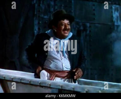 Image de Chris-PIN Martin dans une scène de la bande-annonce du film de 1940 « Down Argentine Way », mettant en évidence son rôle et le style de production du film. Banque D'Images