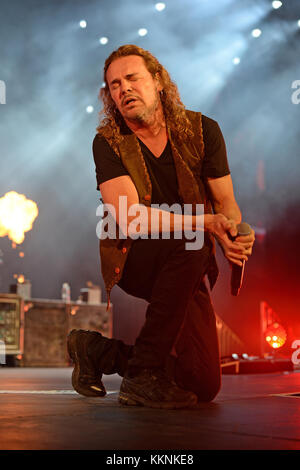 MIAMI FL - 02 JUILLET : Fher Olvera de Mana se produit à l'AmericanAirlines Arena le 2 juillet 2015 à Miami, Floride. Personnes: Fher Olvera Banque D'Images