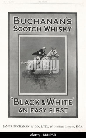 1924 Magazine BRITANNIQUE Buchanan's Whisky Annonce Banque D'Images