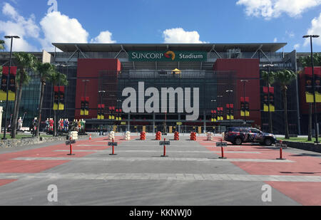 Vue générale du Stade Suncorp à Brisbane, Australie, lieu de la Coupe du Monde de Rugby 2017 finale entre l'Angleterre et l'Australie. Banque D'Images