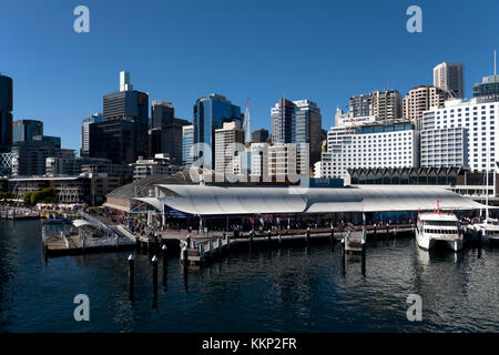 King Street Wharf de Darling Harbour à Sydney New South Wales australie Banque D'Images