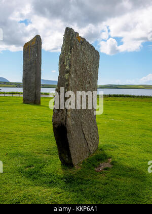 Pierres anciennes sur l'Orkney Islands Banque D'Images