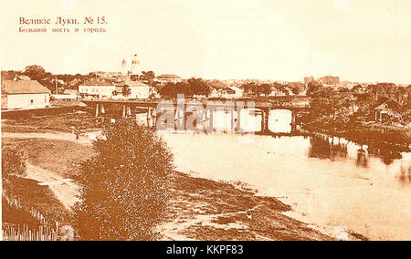 Old Velikiye Luki est une ville historique en Russie, connue pour son importance stratégique pendant la IIe Guerre mondiale, elle détient une valeur culturelle et architecturale significative, avec des monuments historiques et des monuments historiques. Banque D'Images