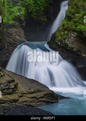 Reichenbach falls à Meiringen dans l'Oberland bernois Banque D'Images