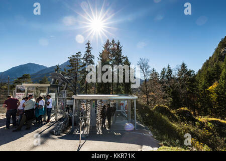 L'Europe, Autriche, Alpes, Tyrol, highline 179 Banque D'Images