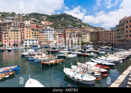 Camogli , , province de Gênes Ligurie - Italie Banque D'Images