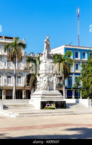 Une statue de José Marti à La Havane dans le parque central Banque D'Images