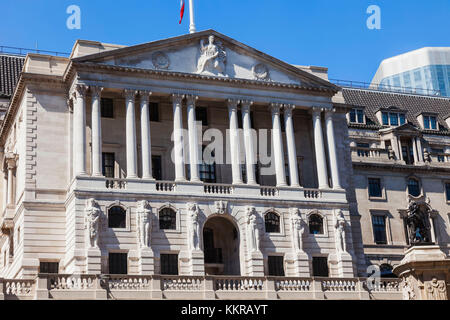 L'Angleterre, Londres, ville de Londres, la banque d'Angleterre et Threadneedle Street Banque D'Images