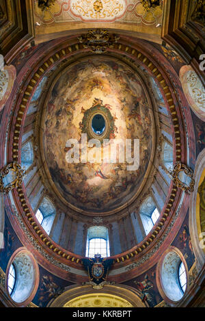 L'Autriche, Vienne, Peterskirche, Église Saint Pierre, de l'intérieur, service de l'église Banque D'Images