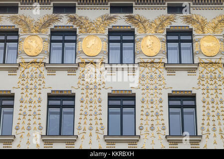 L'Autriche, Vienne, bâtiments de style Sécession Viennois par l'architecte Otto Wagner Banque D'Images