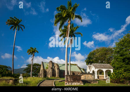 Saint Kitts et Nevis, Saint Kitts, l'île Middle, Église Saint-thomas Banque D'Images