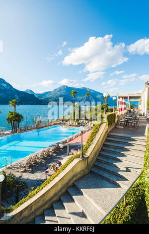 Bellagio, lac de Côme, district de Côme, Lombardie, Italie. Banque D'Images