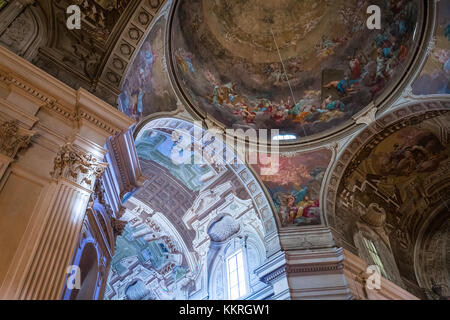 Florence, Italie, 23 octobre 2015 : l'intérieur et les détails architecturaux de la chapelle Brancacci, 23 octobre 2015 à Florence, Italie Banque D'Images