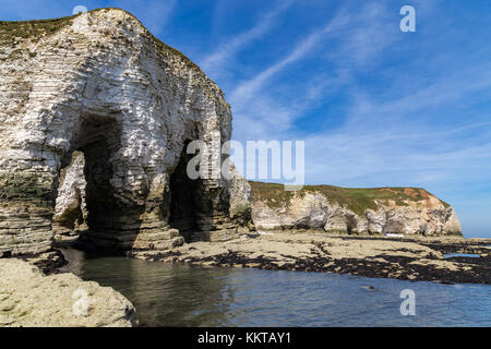 Selwicks Bay, Flamborough Head, près de Bridlington, East Riding of Yorkshire, UK Banque D'Images