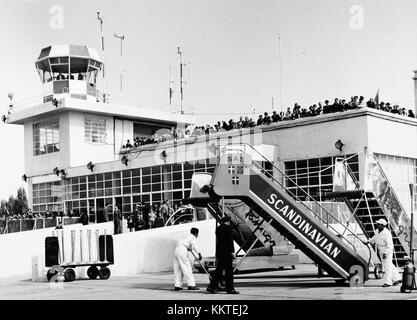 Aéroport d'Arturo Merino Benitez Banque D'Images